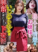 美人すぎる清楚なお嬢様はいじめられると興奮してしまうド変態だった